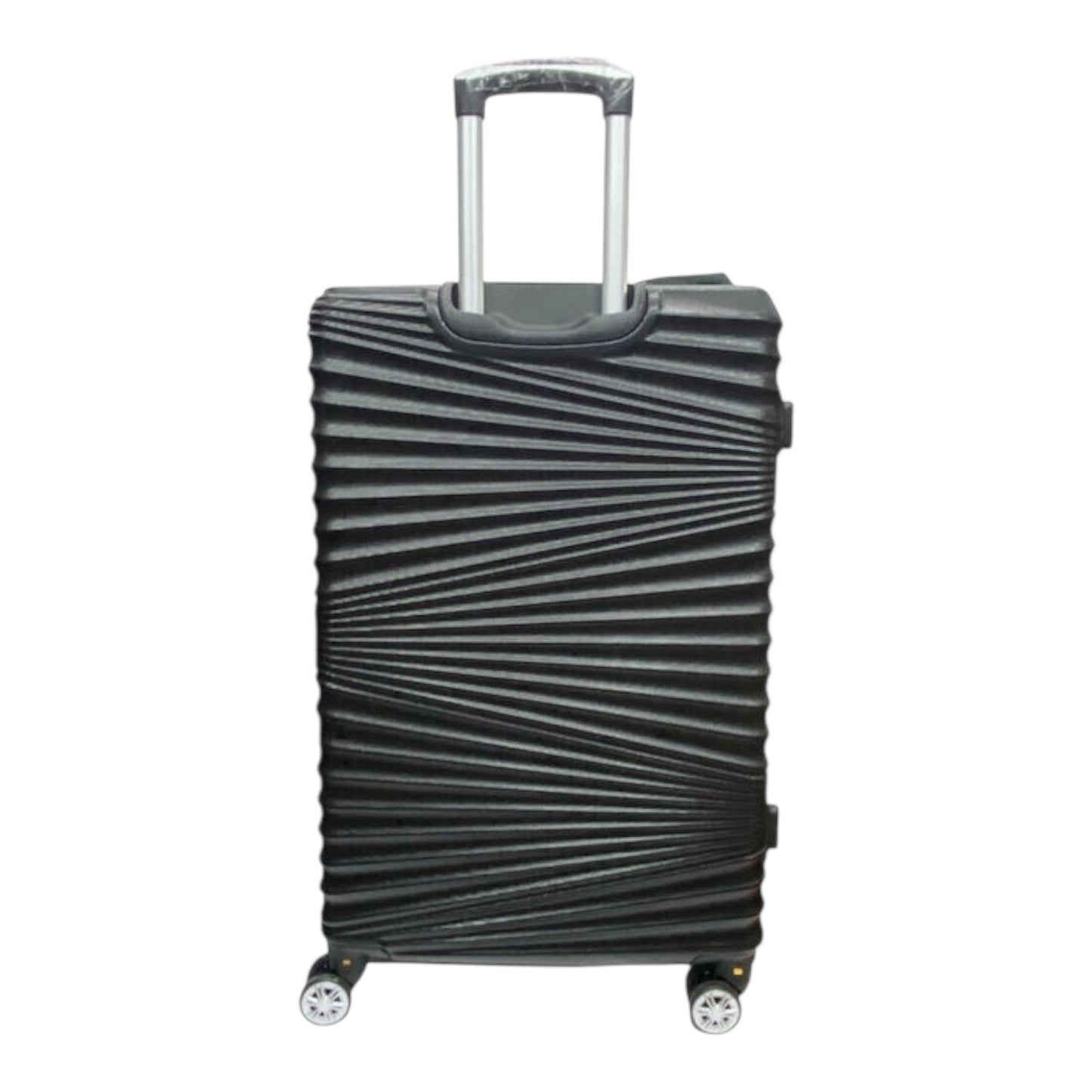 Ormi Large Hard Travel Suitcase Black with 4 Wheels Height 77cm ESH-L12 