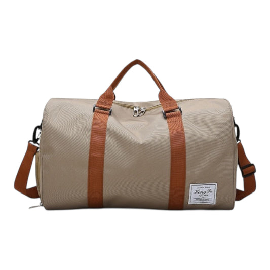 Ormi Duffel Σακ Βουαγιάζ 33lt Μπεζ Υφασμάτινο Μ50xΠ26xΥ28εκ. 339be