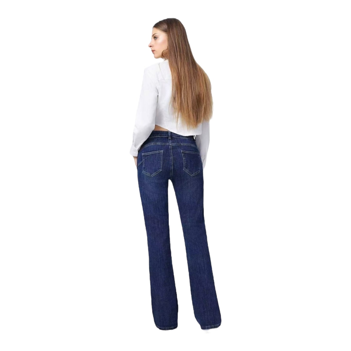 Kiss Pink Γυναικείο Jean Παντελόνι Push Up