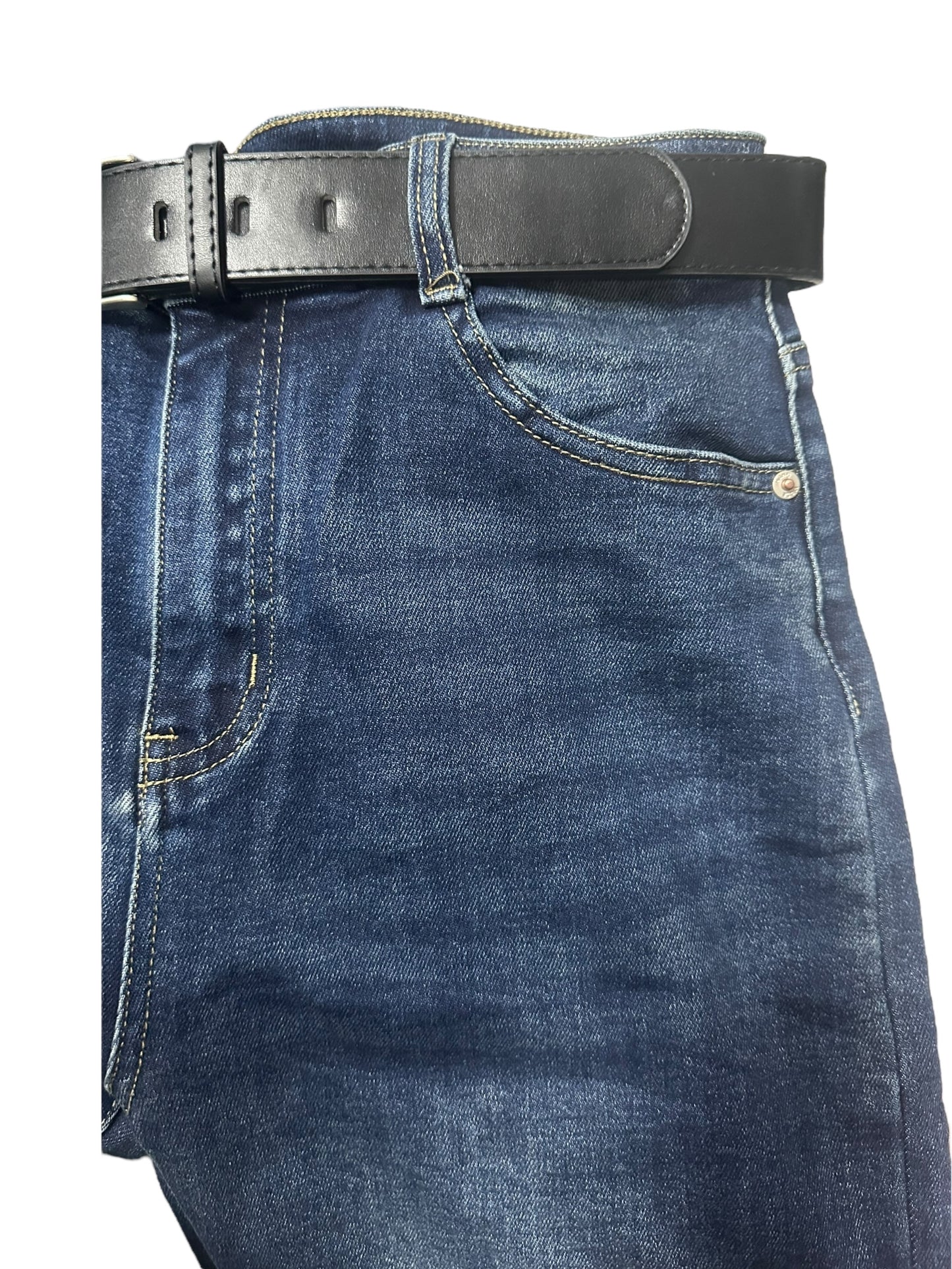MISS GOOD Women's Low Rise Mom Fit Jeans Blue