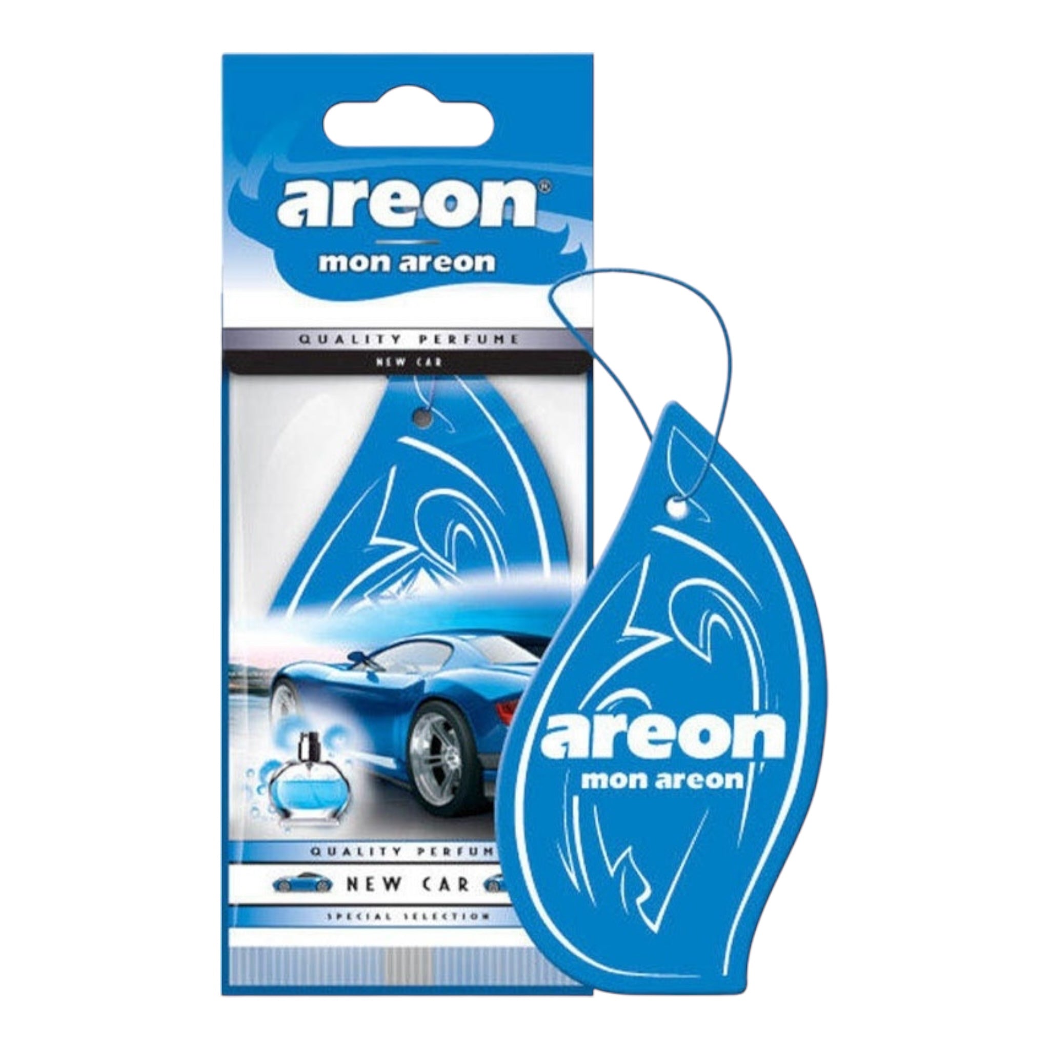 Areon Αρωματική Καρτέλα Κρεμαστή Αυτοκινήτου New Car MA27 Χωρίς Χρώμα - Angel shopping