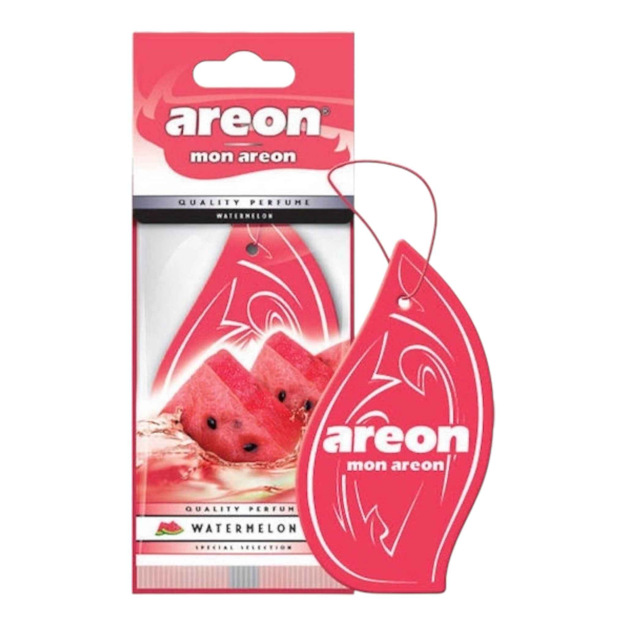 Areon Αρωματική Καρτέλα Κρεμαστή Αυτοκινήτου Mon Watermelon MA28 Χωρίς Χρώμα