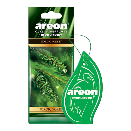 Areon Αρωματική Καρτέλα Κρεμαστή Αυτοκινήτου Mon Nordic Forest MA45
