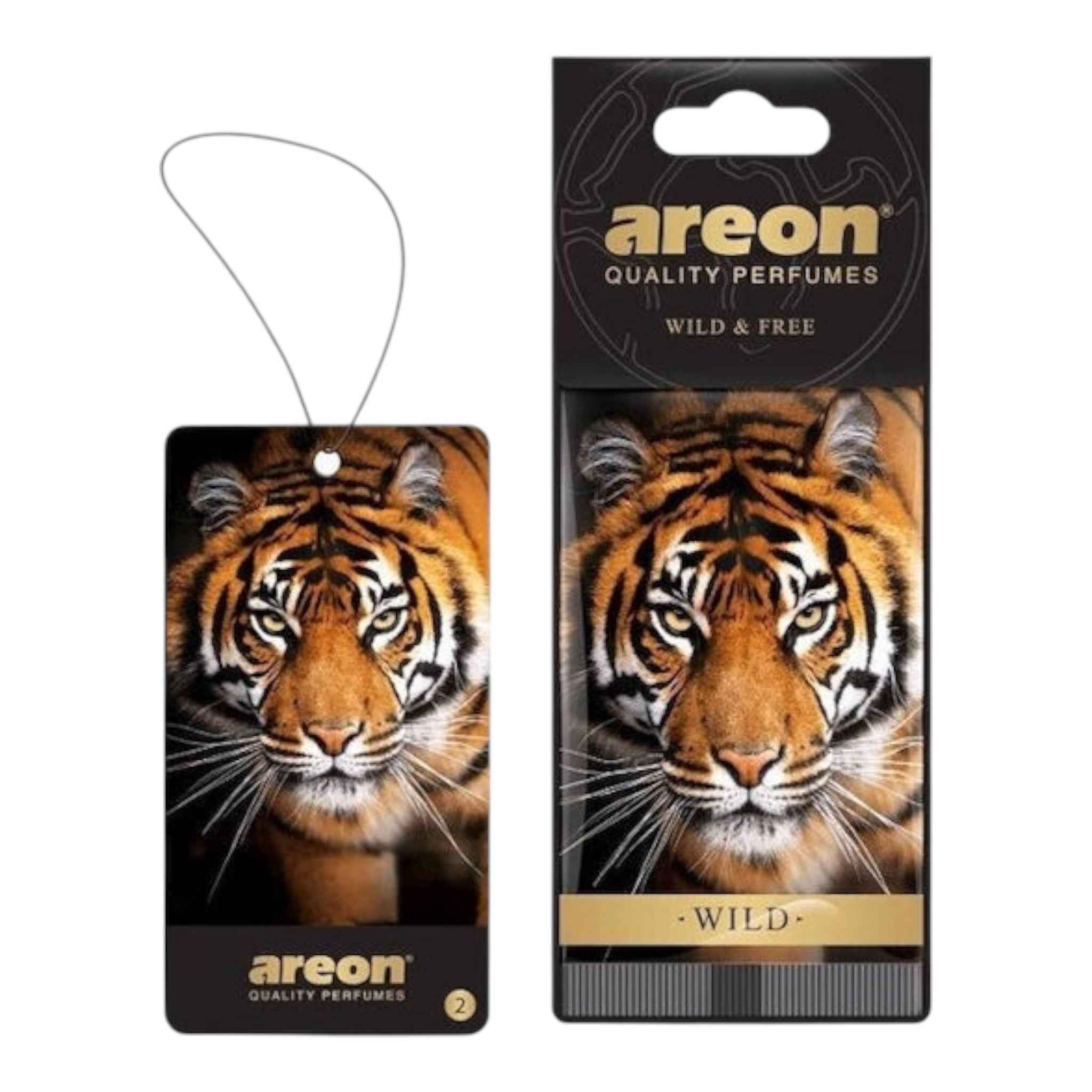 Areon Αρωματική Καρτέλα Κρεμαστή Αυτοκινήτου Wild Wild & Free AW03 Χωρίς Χρώμα