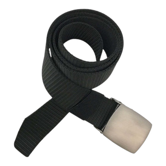 Ustyle Men's Belt Fabric Strap Black