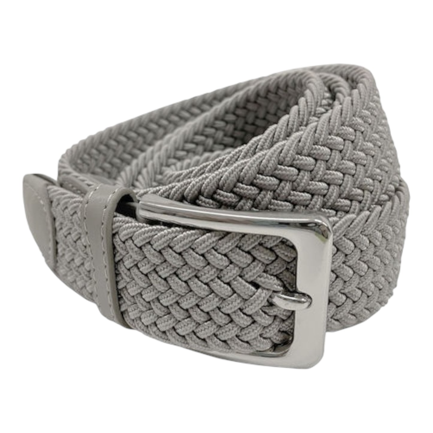 Ustyle LY0010 Elastic Men's Knitted Belt Gray