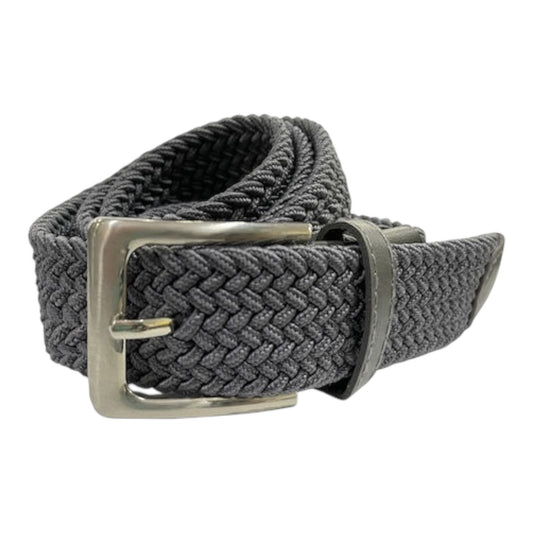 LY0010 Ελαστική Ανδρική Ζώνη Πλεκτή Anthracite