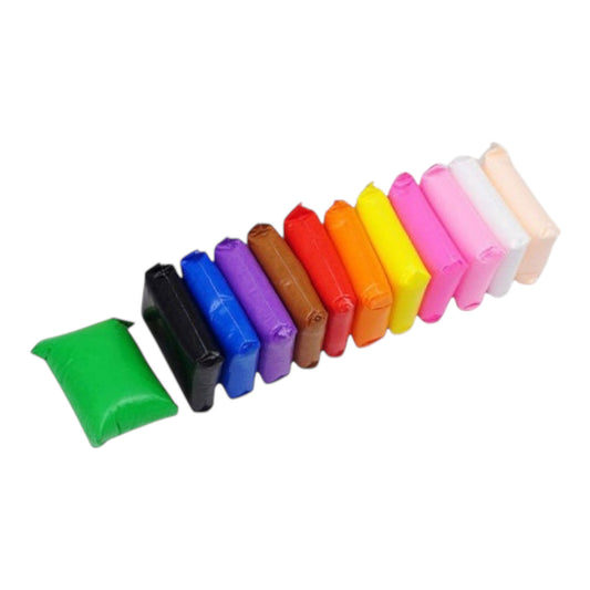 Play Foam Plasticine for 3+ Years, 12pcs 1PXD102 colored