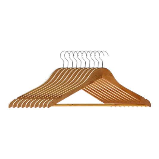 Clothes Hanger 10pcs Brown