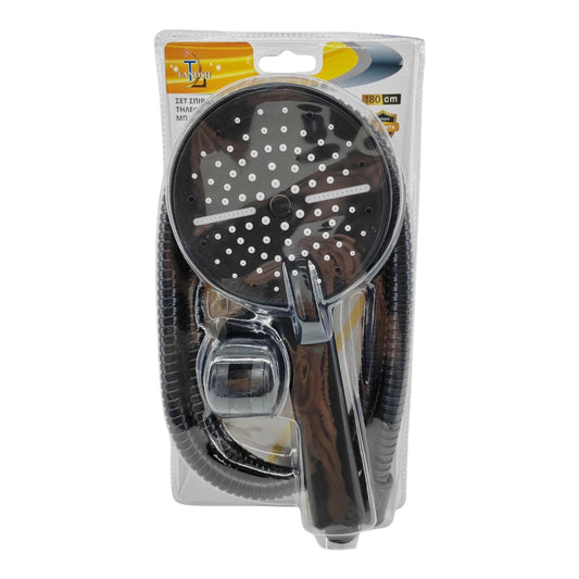 Landsh Shower Handset with Spiral 94000 Black