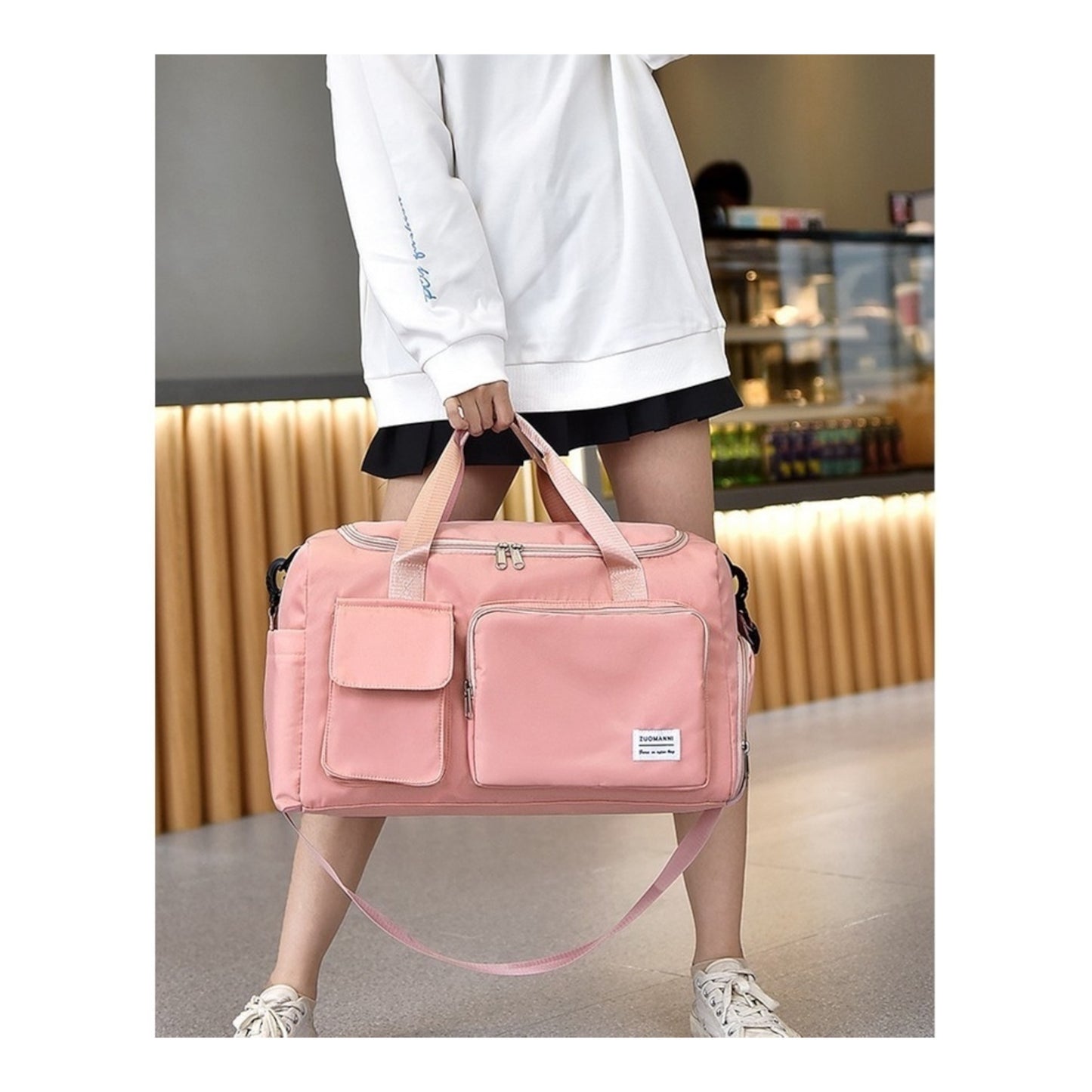Voyage Sack 22lt Pink Fabric L42xW20xH26cm. VL291