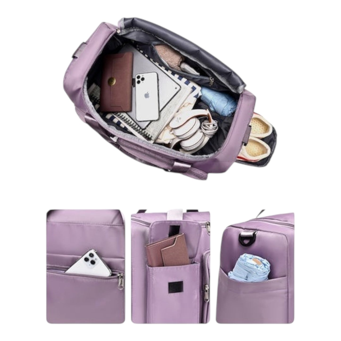 Voyage Sack 22lt Lilac Fabric L42xW20xH26cm. VL291