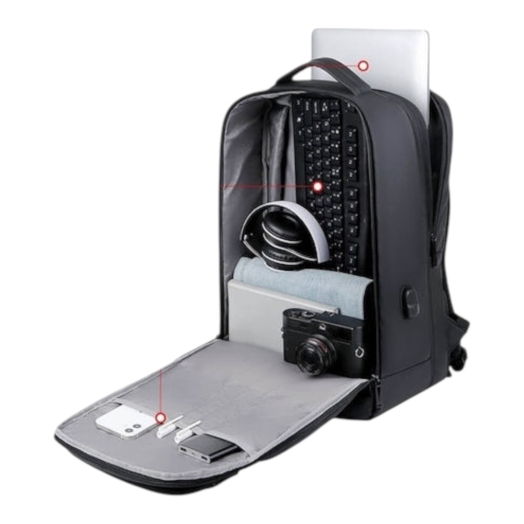 Backpack 38lt Μαύρο - Angel shopping