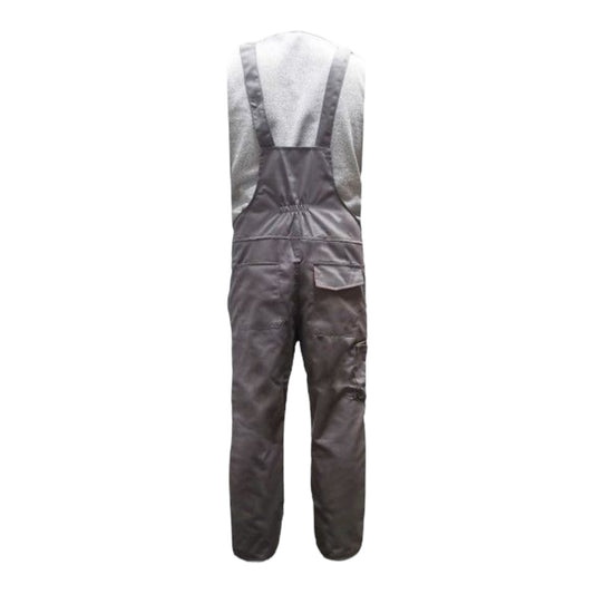 MIZOO Men's Work Overalls Gray