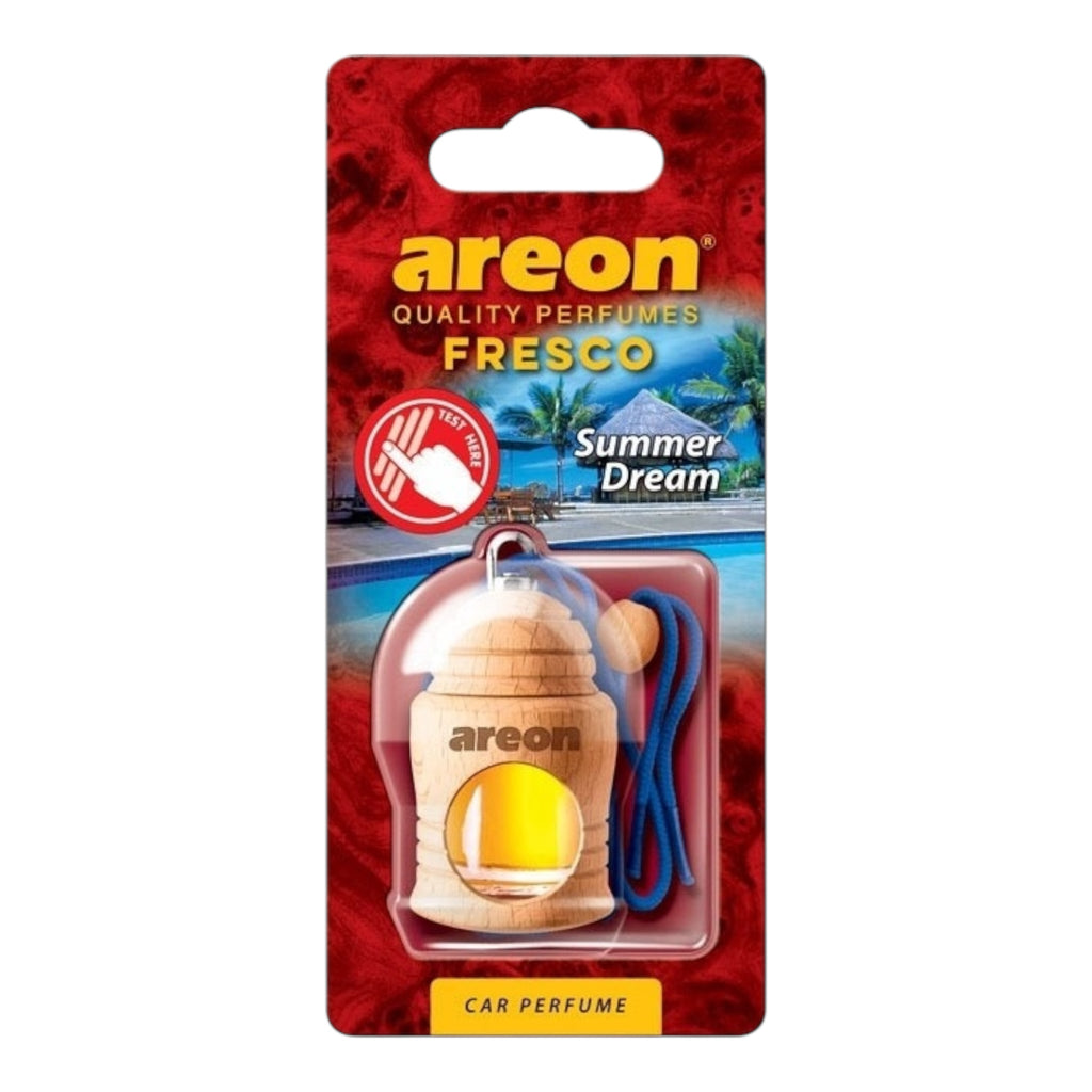 Areon Κρεμαστό Αρωματικό Υγρό Αυτοκινήτου Fresco Summer Dream 4ml Χωρίς Χρώμα - Angel shopping