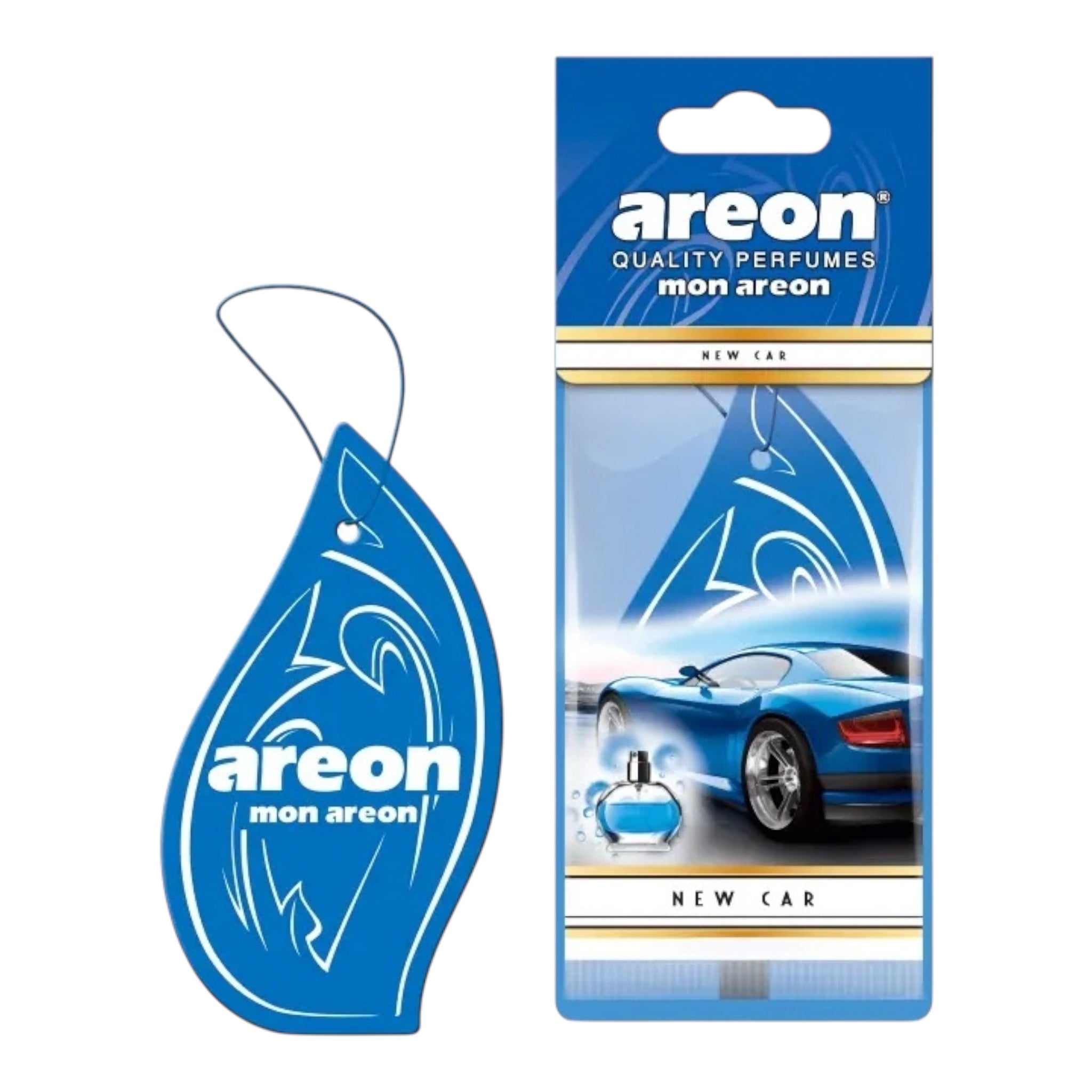 Areon Αρωματική Καρτέλα Κρεμαστή Αυτοκινήτου New Car MA27 Χωρίς Χρώμα - Angel shopping
