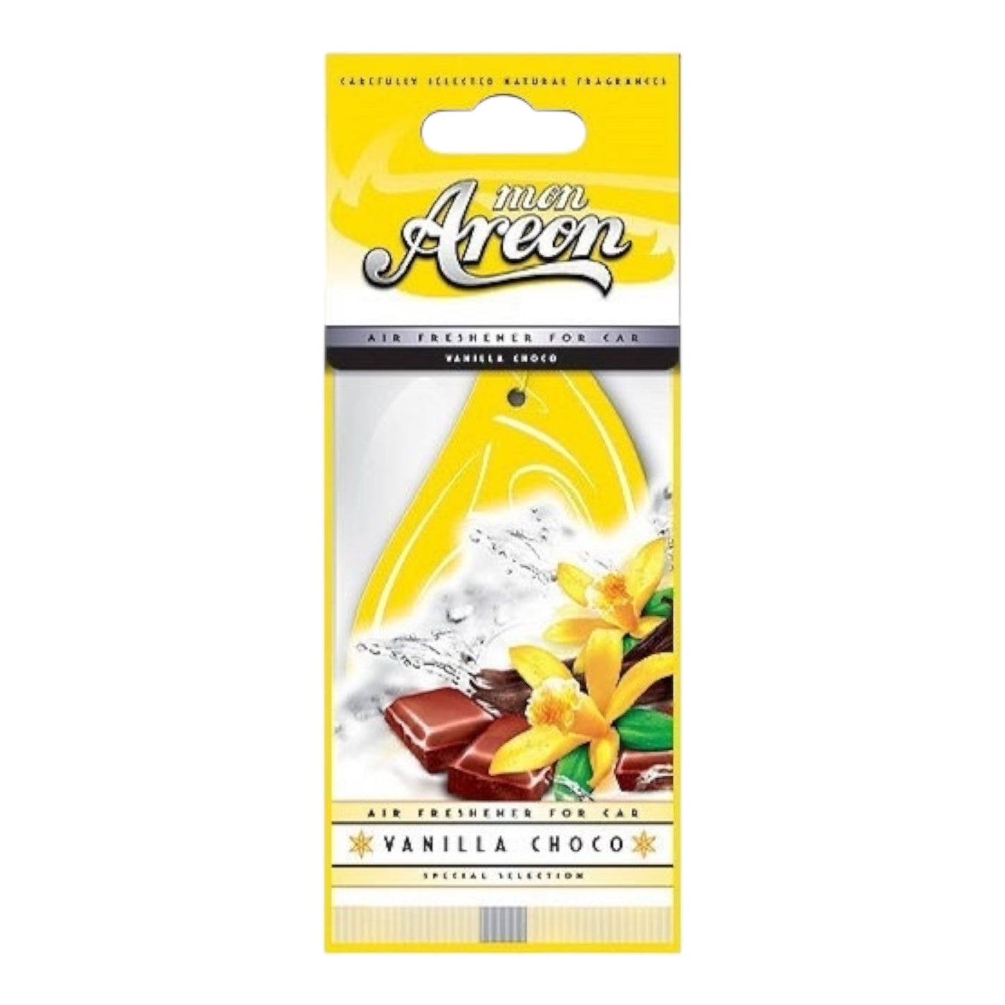 Areon Αρωματική Καρτέλα Κρεμαστή Αυτοκινήτου Mon Vanilla Choco MA04
