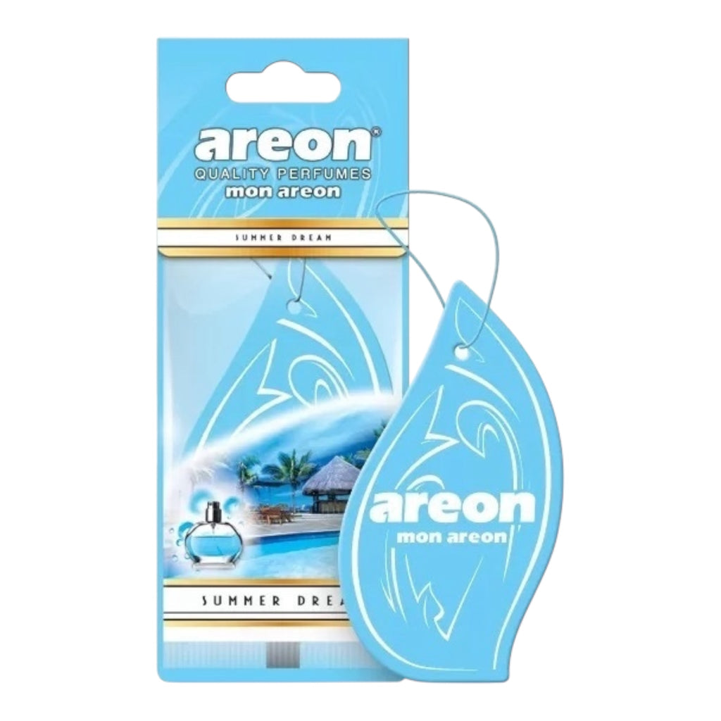Areon Αρωματική Καρτέλα Κρεμαστή Αυτοκινήτου Mon Summer Dream MA18  Χωρίς Χρώμα - Angel shopping