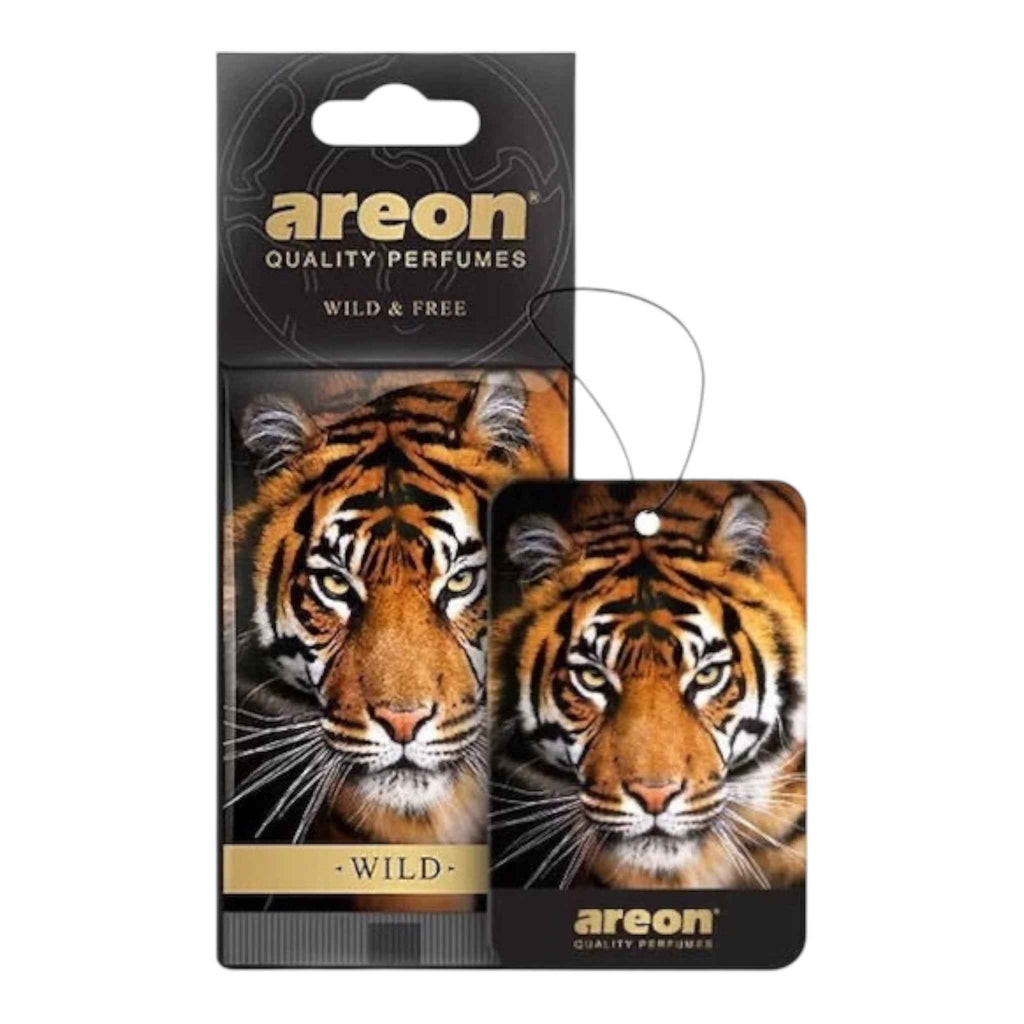 Areon Αρωματική Καρτέλα Κρεμαστή Αυτοκινήτου Wild Wild & Free AW03 Χωρίς Χρώμα