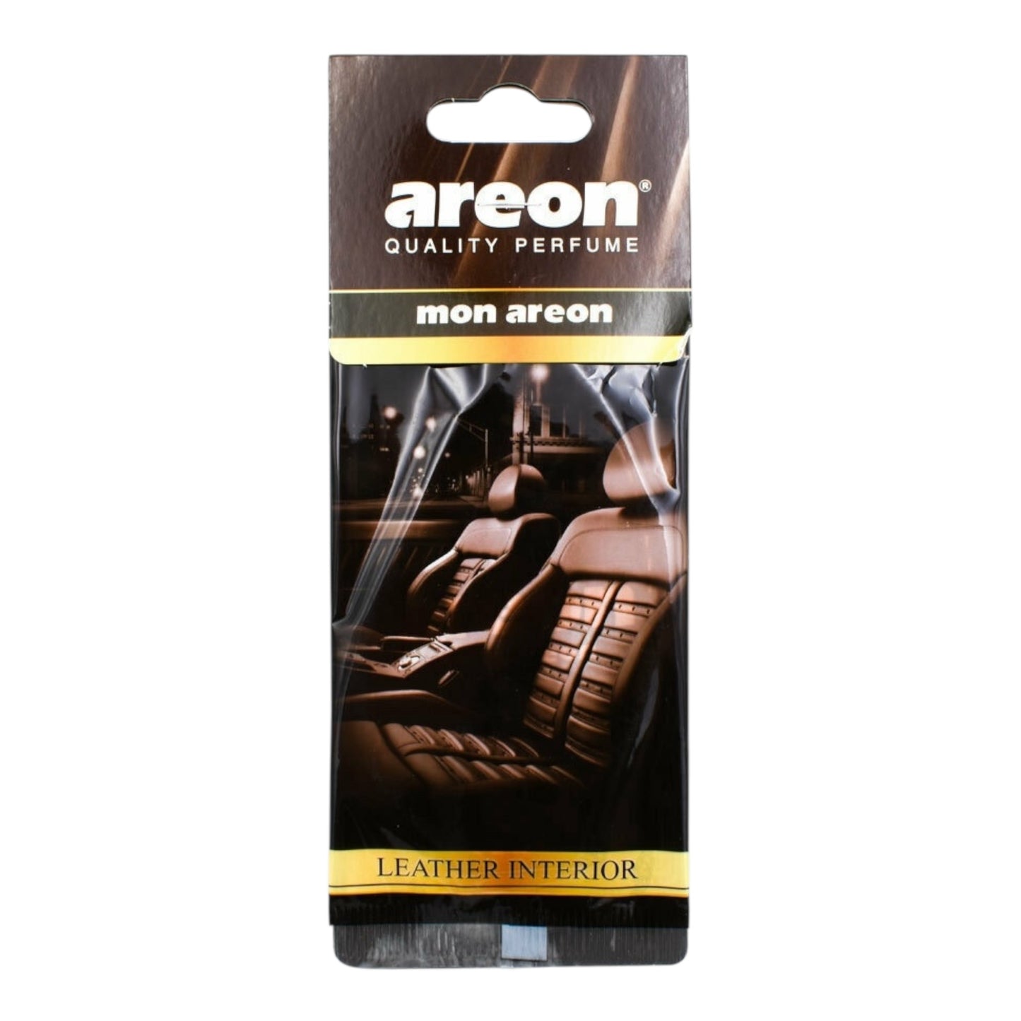 Areon Αρωματική Καρτέλα Κρεμαστή Αυτοκινήτου Mon Leather Interior MA42