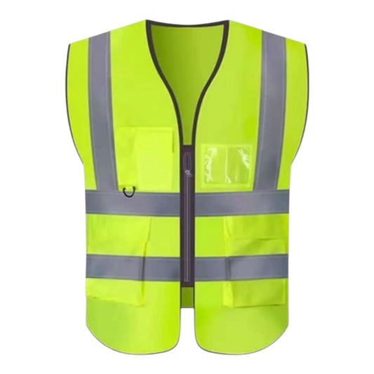 Ανδρικό Γιλέκο Εργασίας με Ανακλαστικές Ταινίες Πράσινο