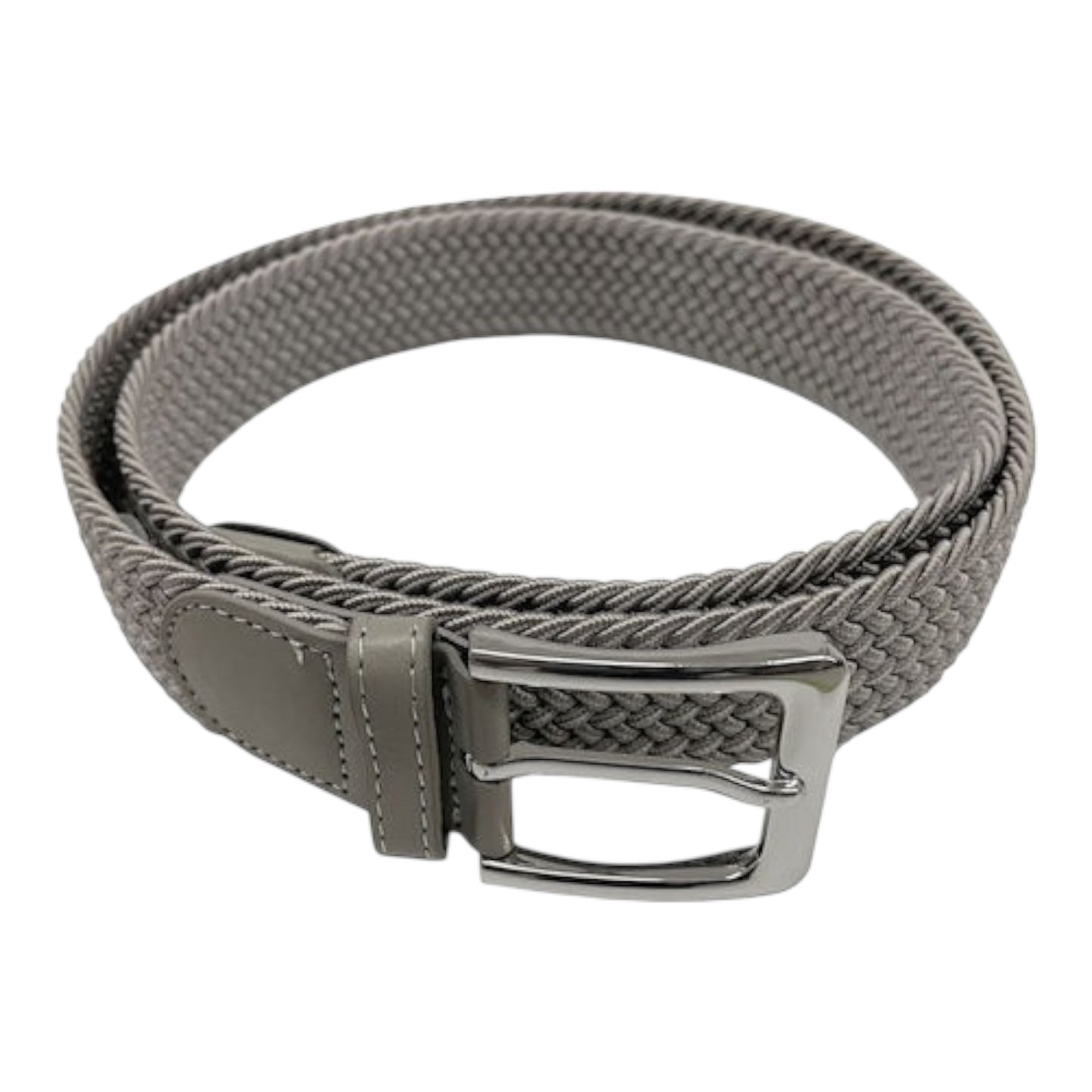 Ustyle LY0010 Elastic Men's Knitted Belt Gray