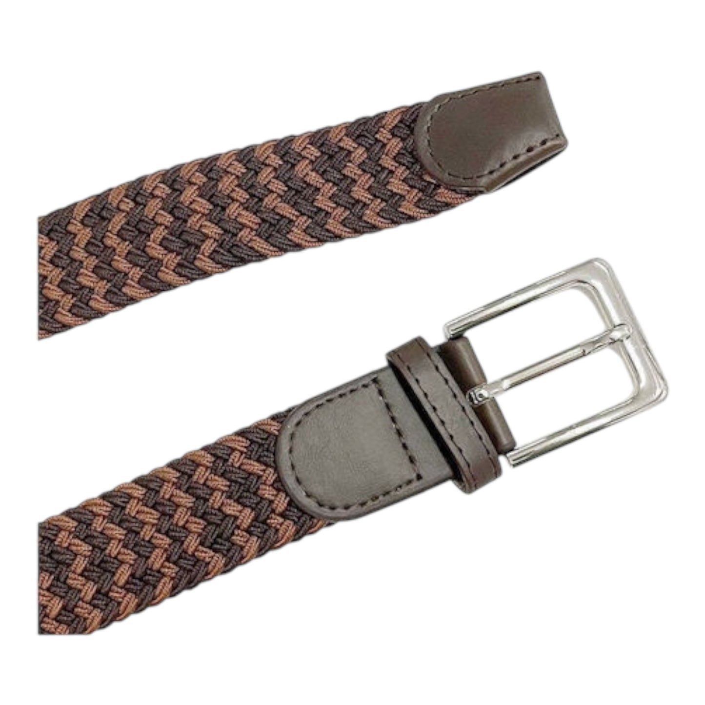 Ustyle Elastic Men's Knitted Belt LY0010-25 Brown