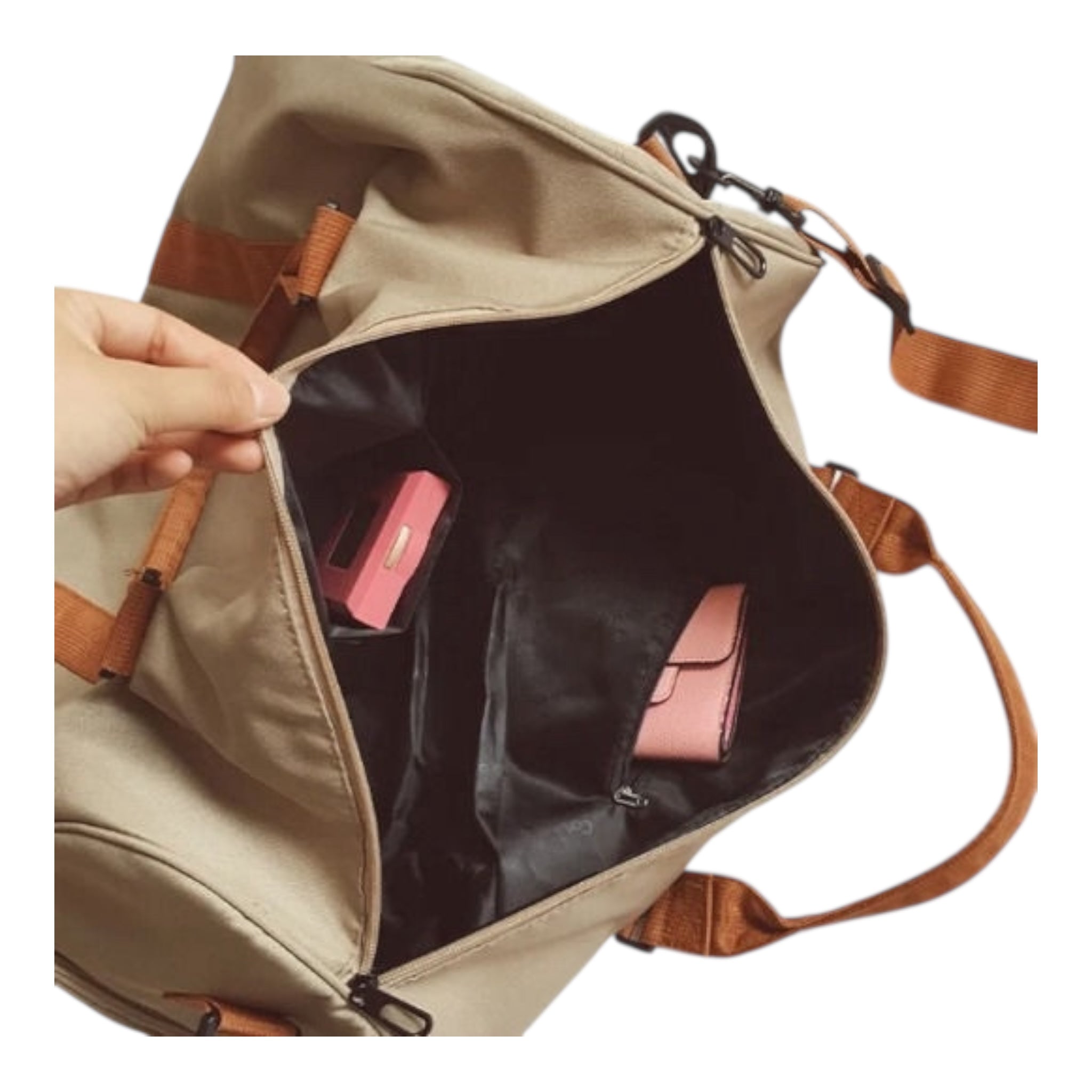 Ormi Duffel Σακ Βουαγιάζ 33lt Υφασμάτινο Μ50xΠ26xΥ28εκ. 339be Μπεζ