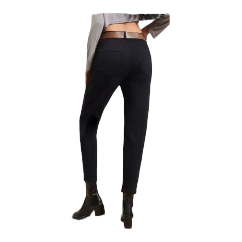 Miss Good Ψηλόμεσο Γυναικείο Jean Παντελόνι Push Up σε Mom Εφαρμογή Μαύρο - Angel shopping