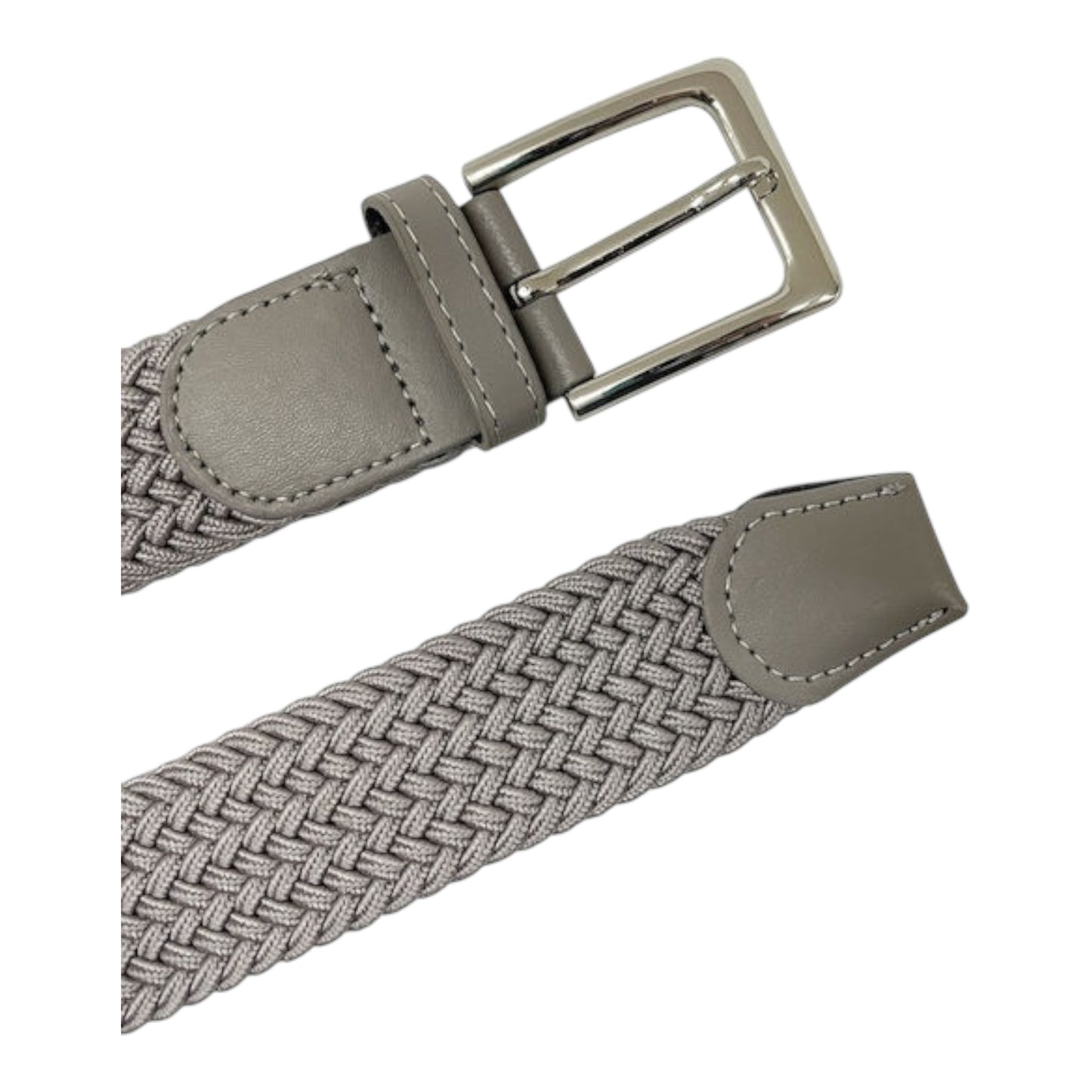 Ustyle LY0010 Elastic Men's Knitted Belt Gray