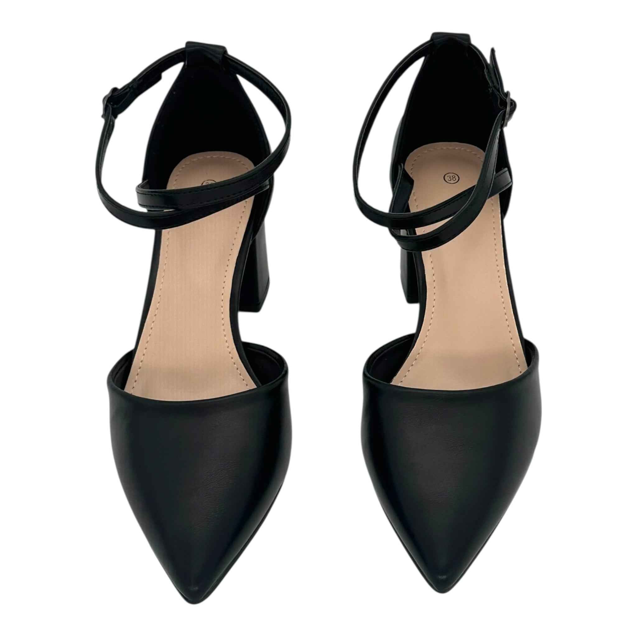 ALTA MODA Γυναικεία πέδιλα με λουράκι Black