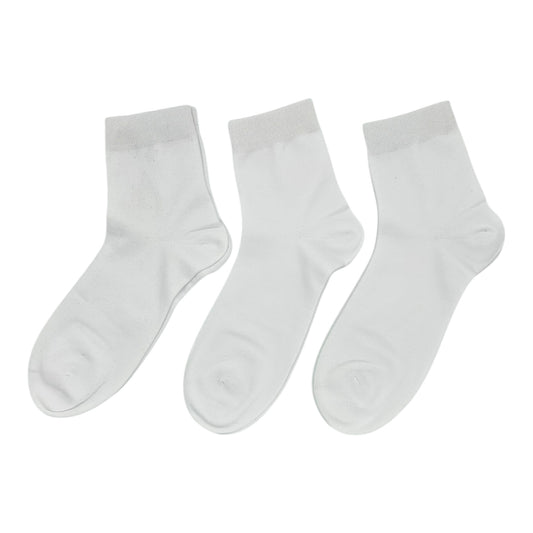 ANGEL SHOPPING Γυναίκες Κάλτσες Σετ 3 Ζευγάρια Λευκό