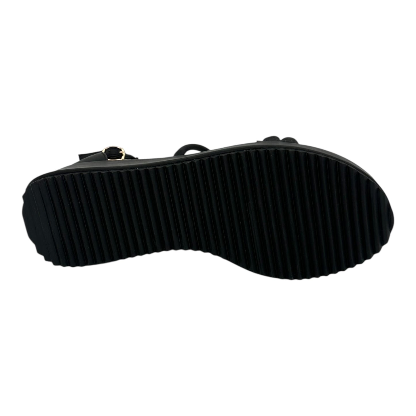 DIAMANTIQUE Multi-Strap Platforms Black