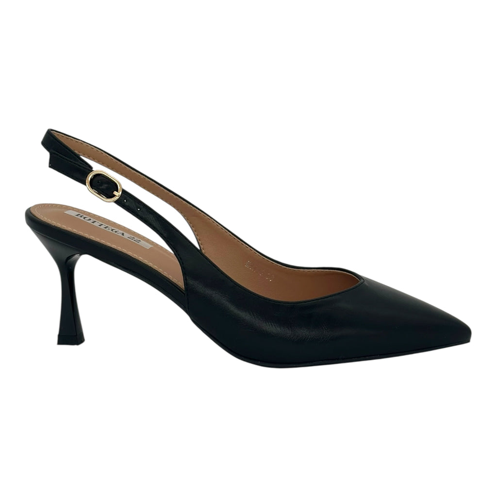 BOTTEGA 22 Γυναικείες γόβες τακούνι 7.5cm Black - Angel shopping