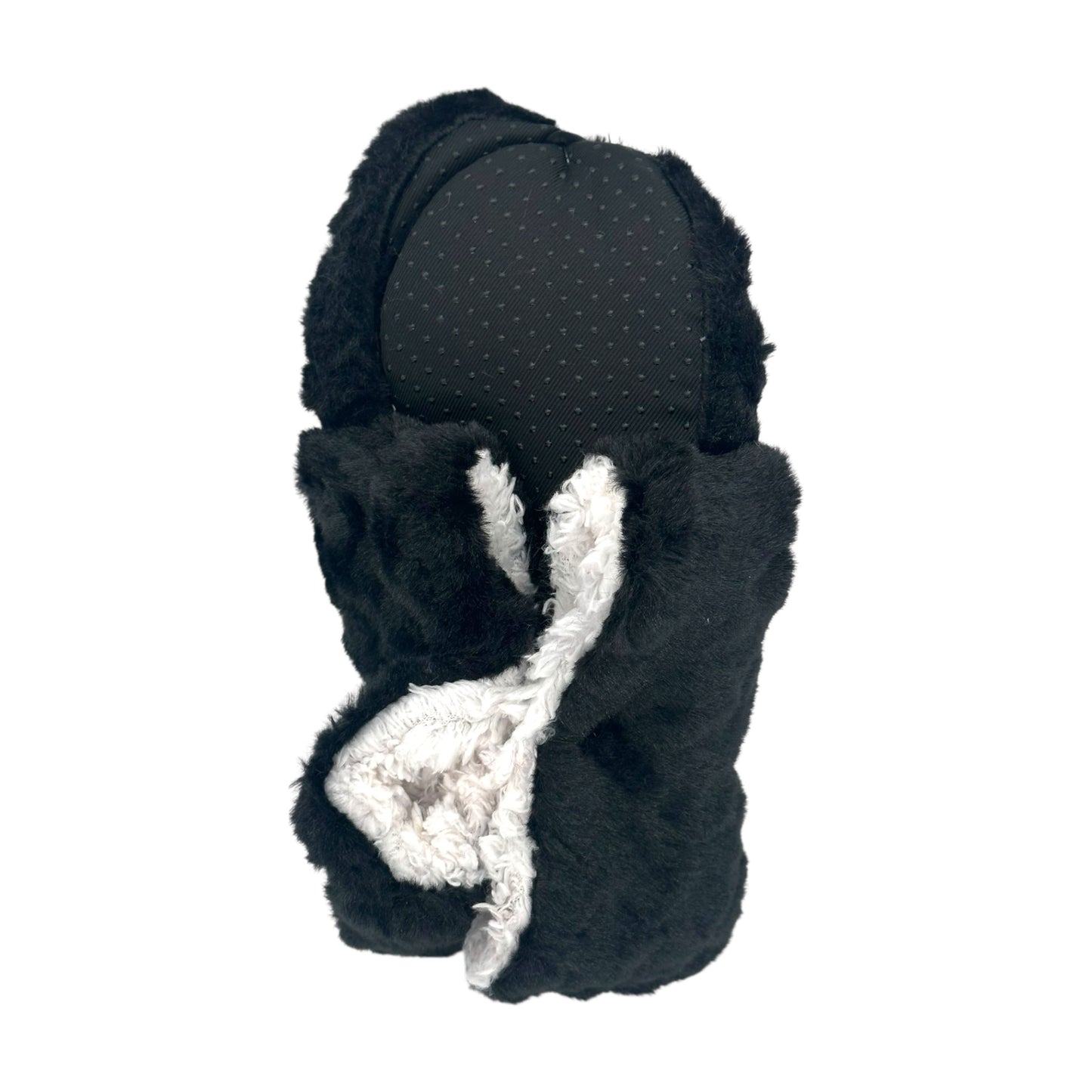 Angel Women's Slippers Fleece Boots Black