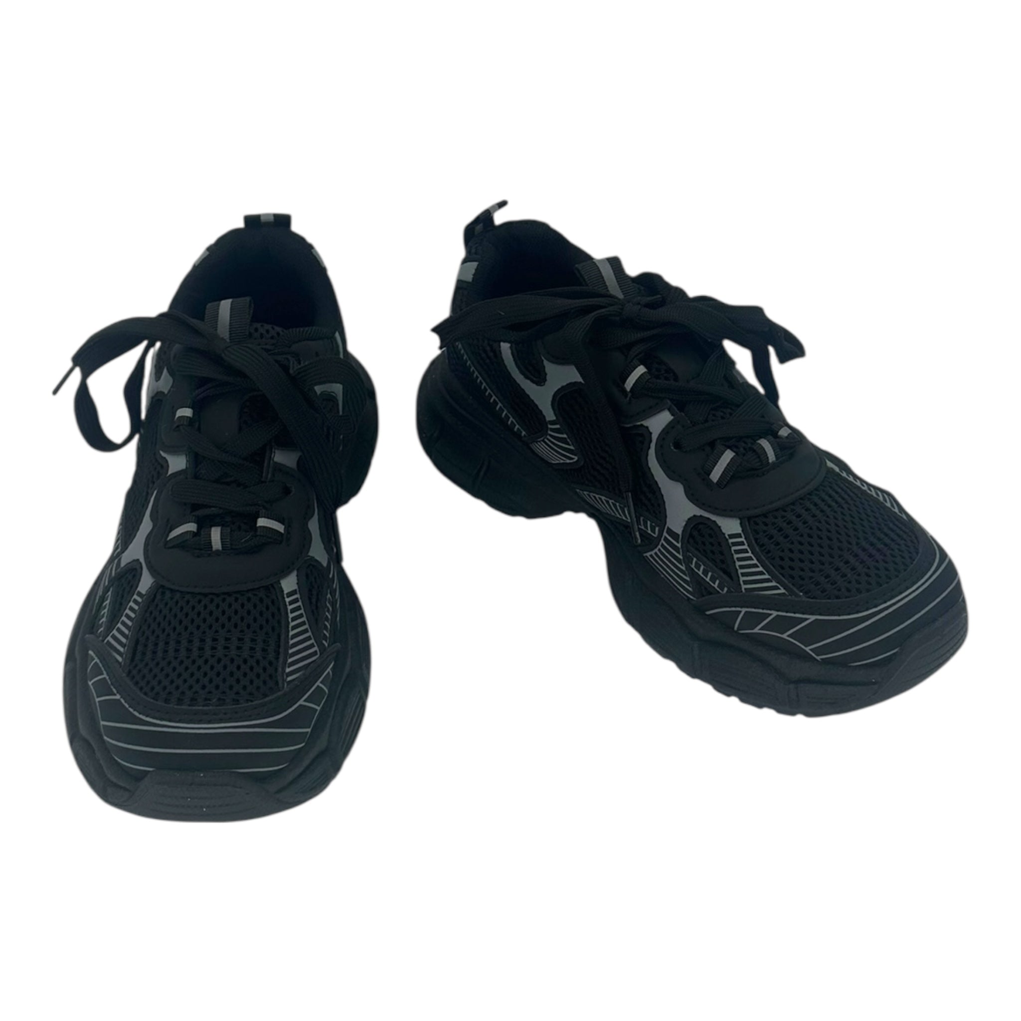 JOMIX Γυναικεία Chunky Sneakers Μαύρο - Angel shopping