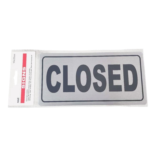 Self-Adhesive Sign "CLOSED" Closed 1pc 10*20cm