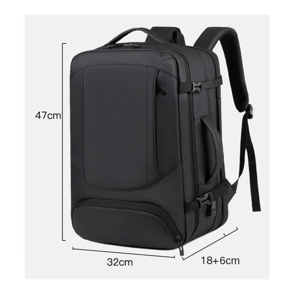 Backpack 34lt Μαύρο - Angel shopping