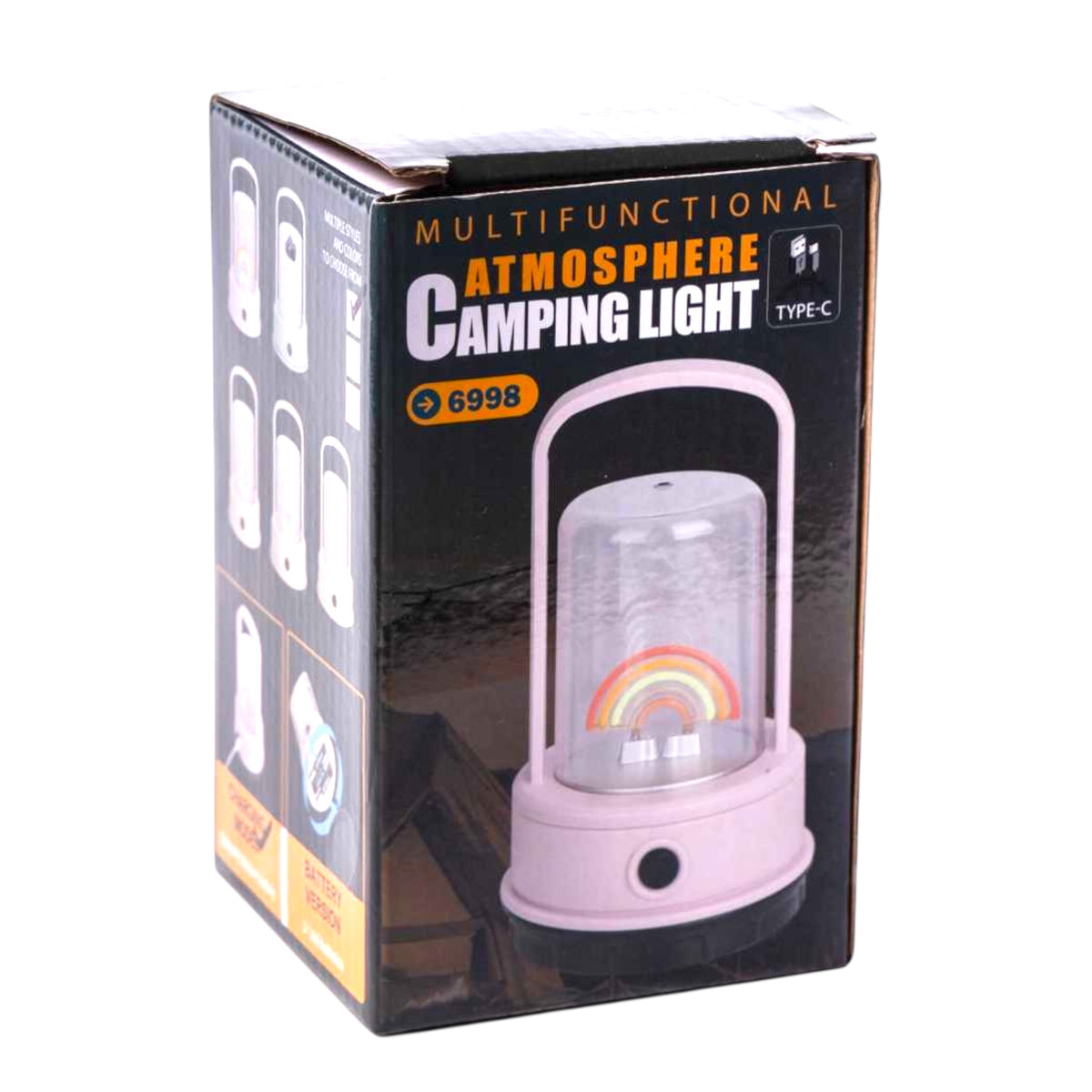 Angel Shopping Αξεσουάρ Φωτισμού Led Επαναφορτιζόμενο για Camping Ροζ - Angel shopping