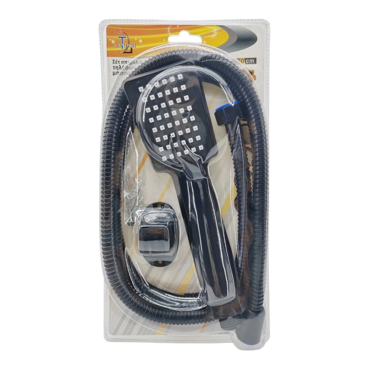 Landsh Shower Handset with Spiral 92477 Black