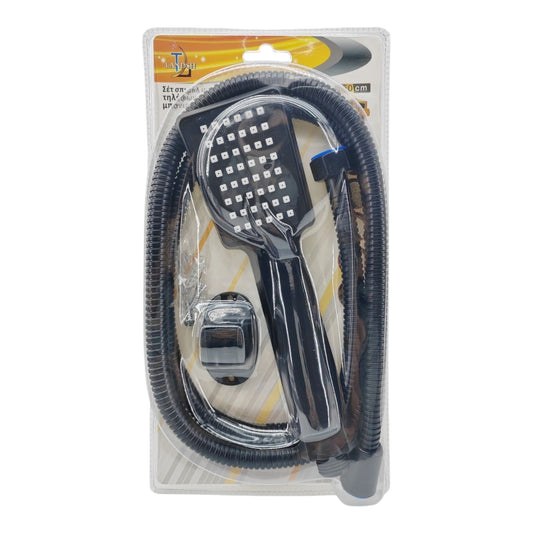 Landsh Shower Handset with Spiral 92477 Black