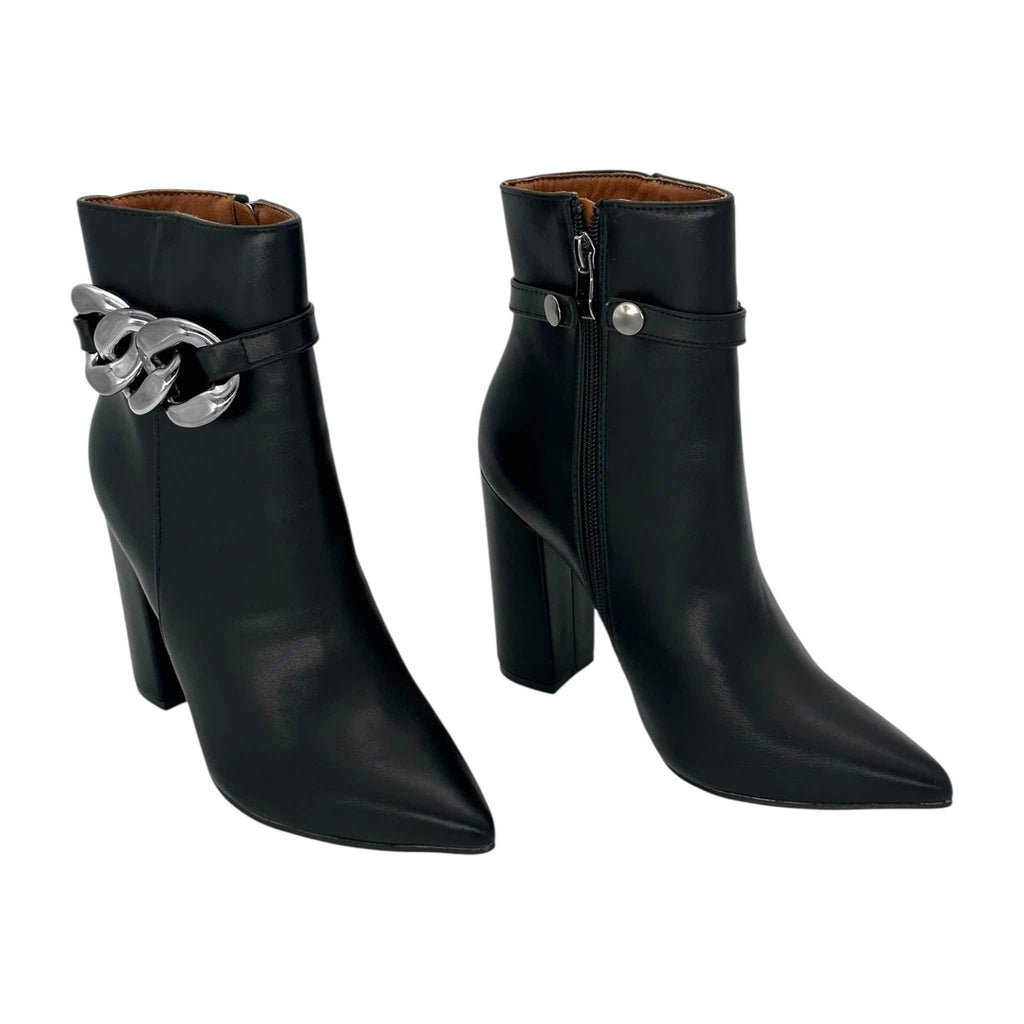 InShoes Γυναικεία Μποτάκια Μαύρα