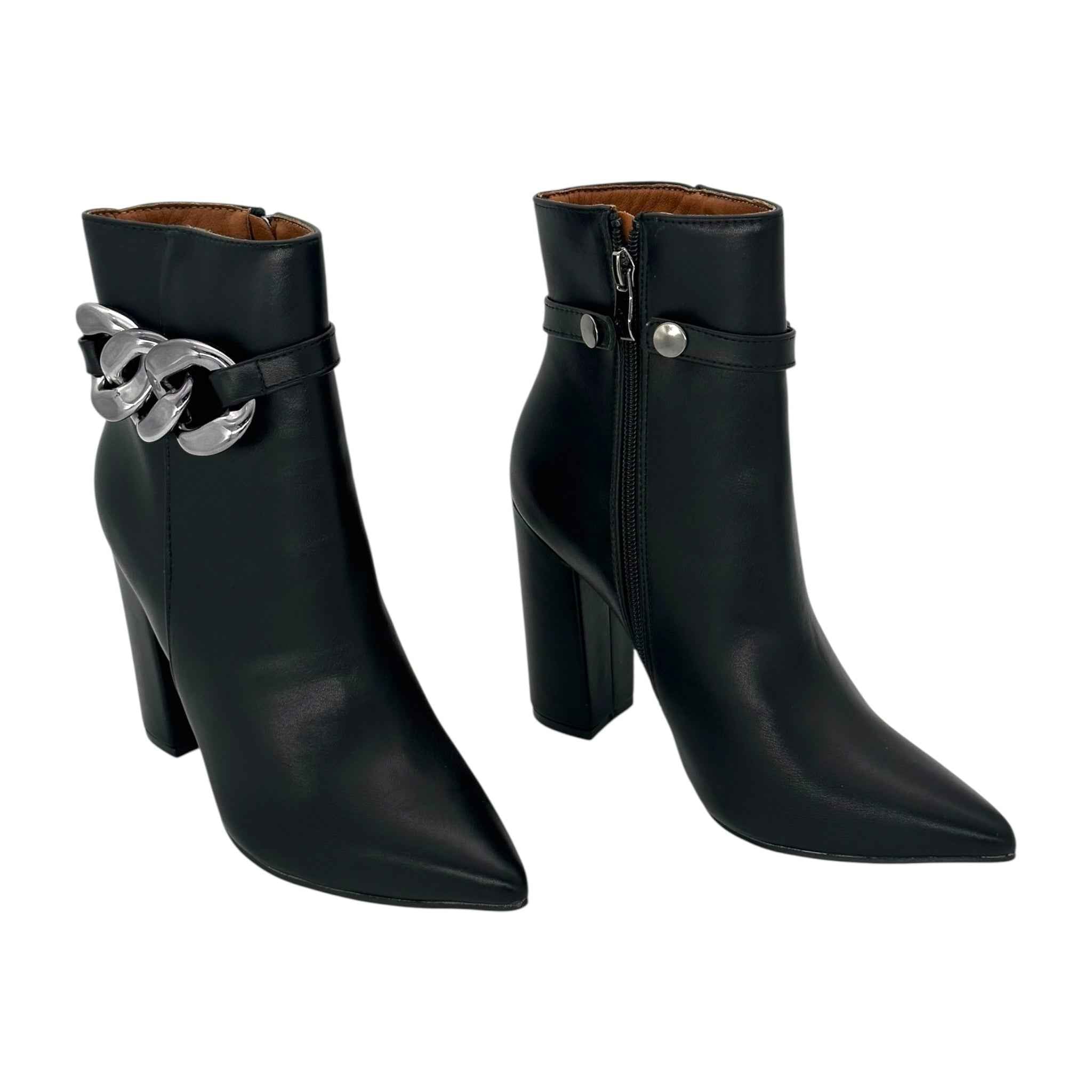 InShoes Γυναικεία Μποτάκια Μαύρα