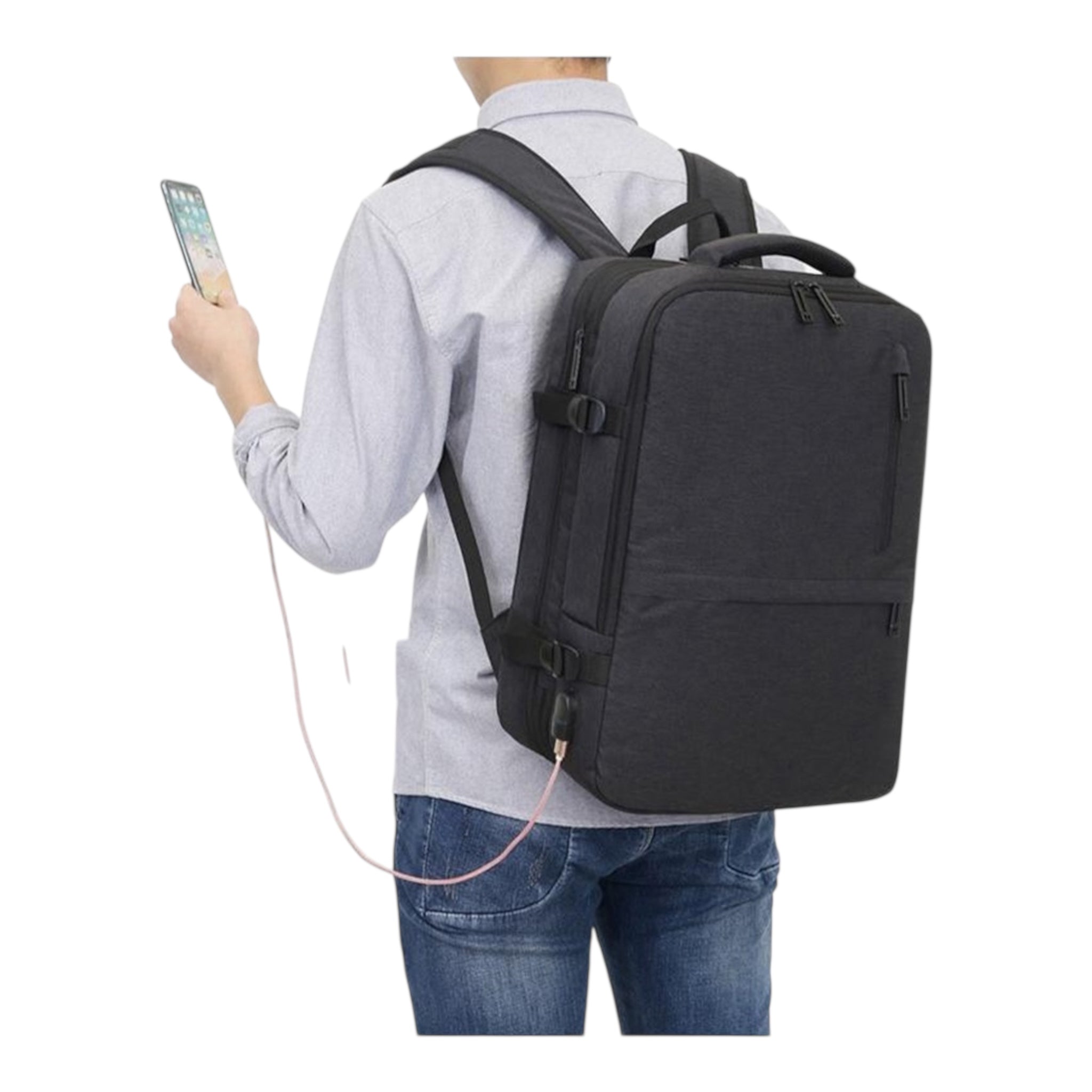 Backpack Αδιάβροχο 30lt Γκρι - Angel shopping