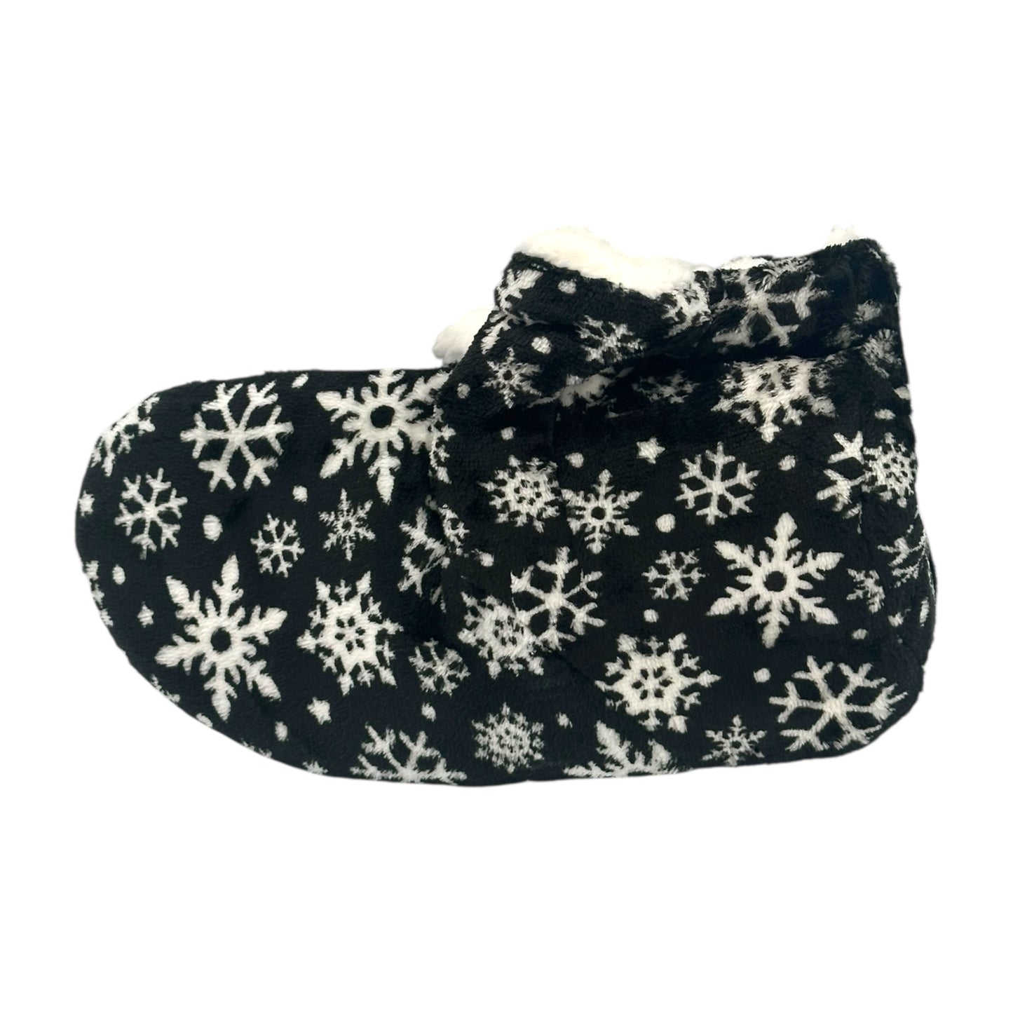 Angel Women's Slippers Fleece Boots Black