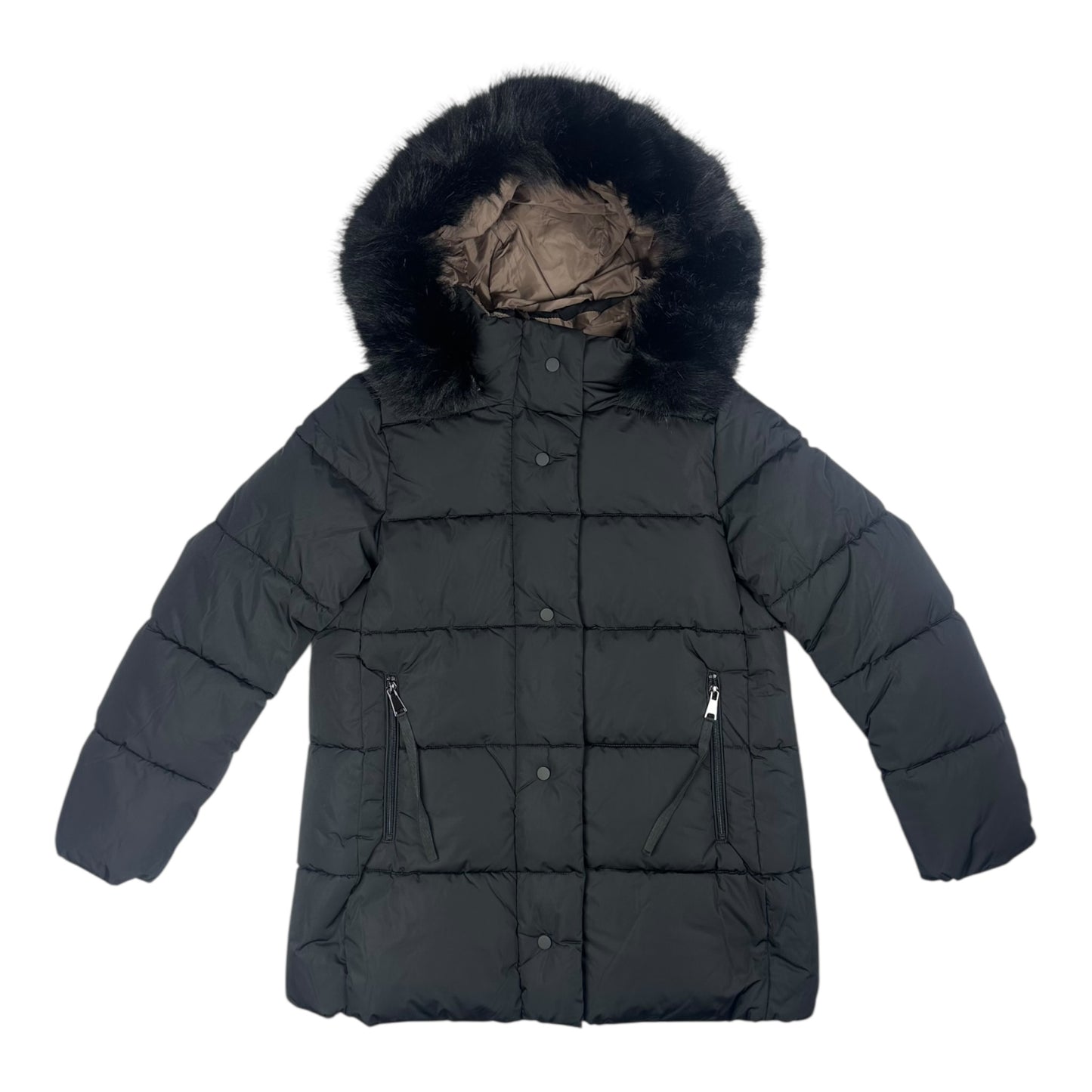 Angel Shopping Γυναικείο Μπουφάν για Χειμώνα Μαύρο