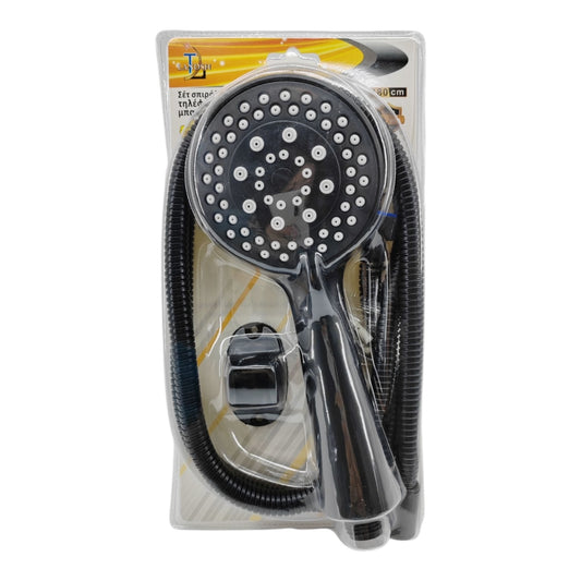Landsh Shower Handset with Spiral 91356 Black