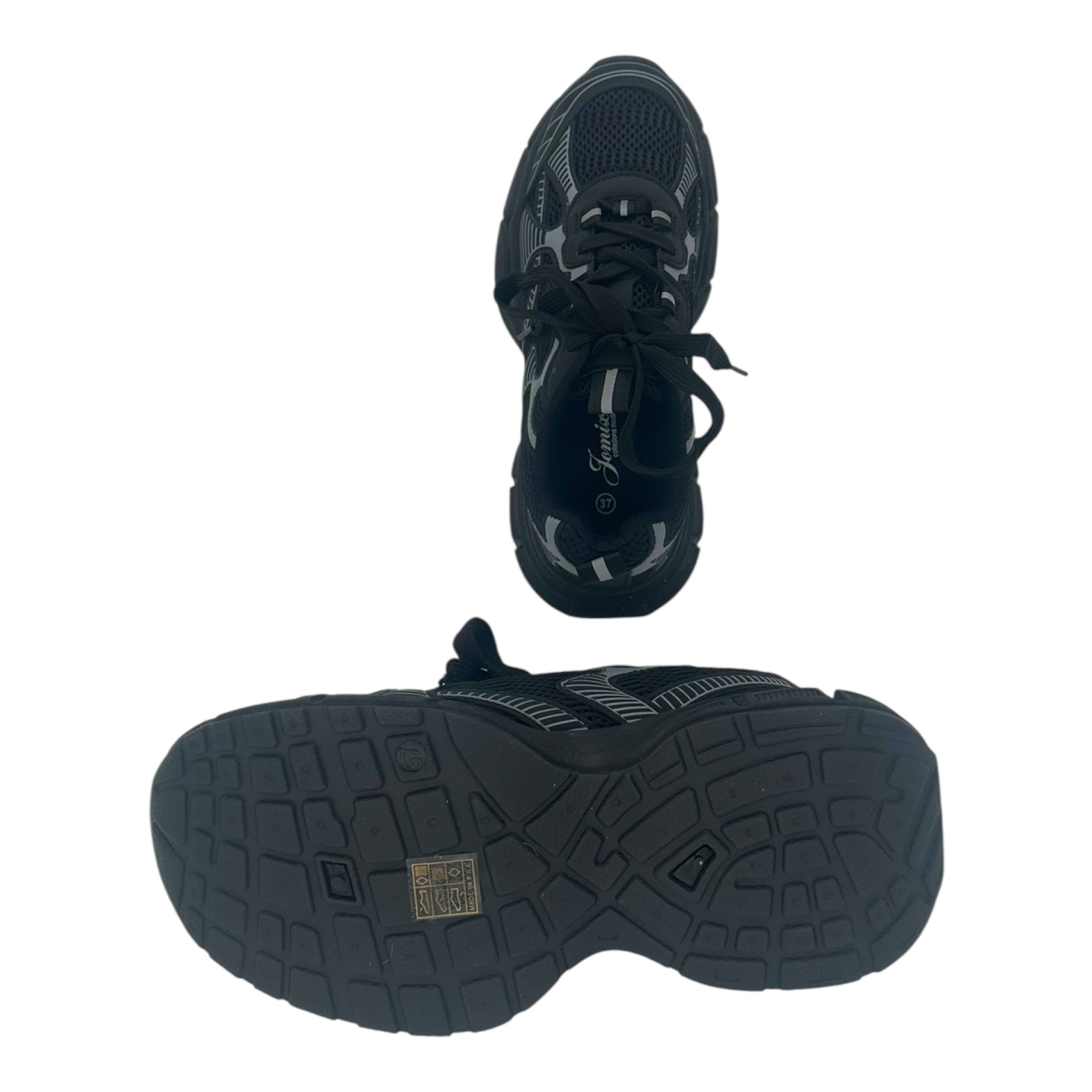 JOMIX Γυναικεία Chunky Sneakers Μαύρο - Angel shopping