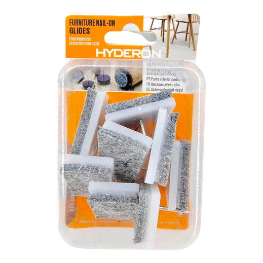 Τσοχάκια Στρογγυλά με Καρφί και Διάμετρο 36mm 8τμχ Γκρί