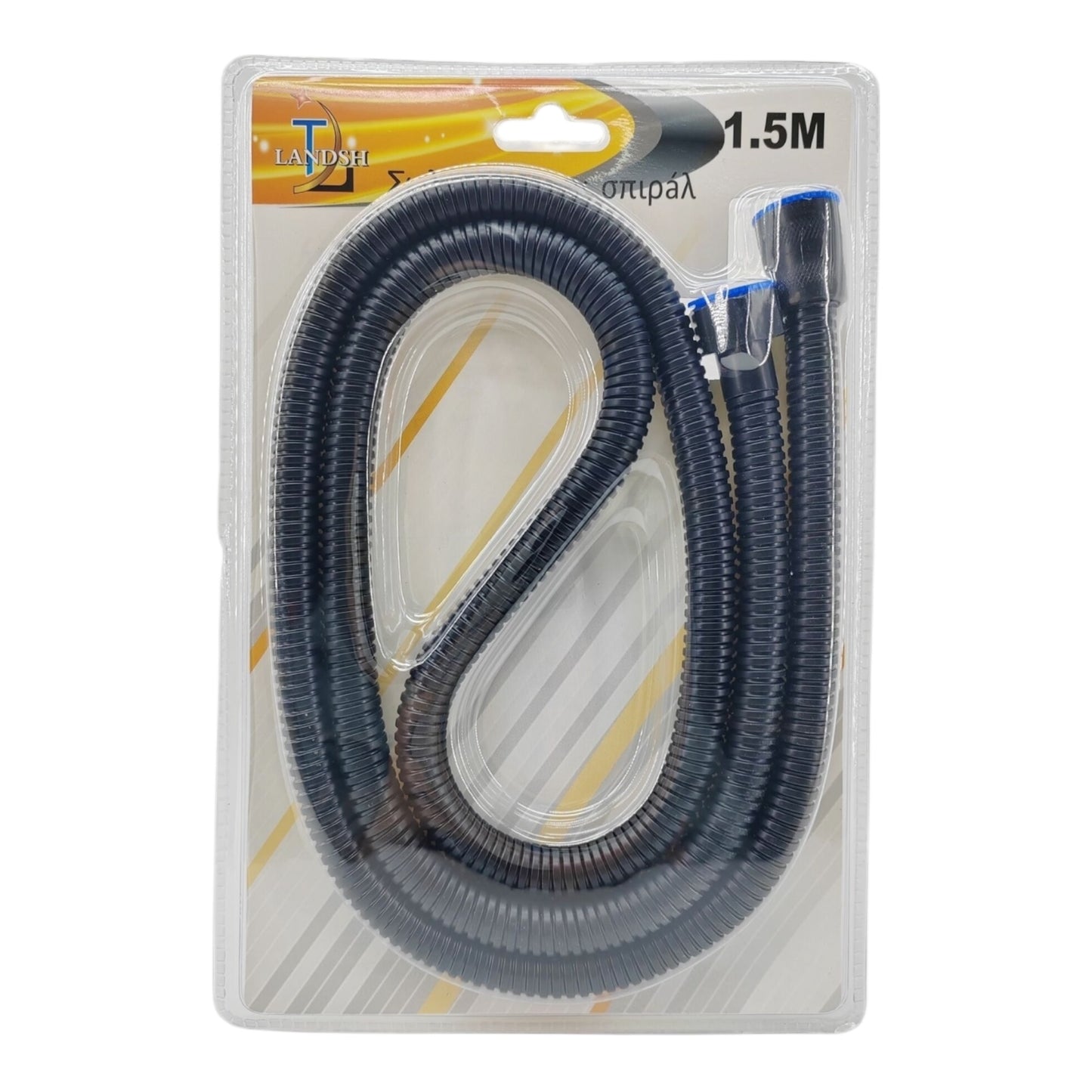 Landsh Spiral Shower 1.5M Black